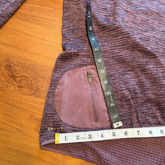Nike Dri Fit Thermal Running Top,‎ Purple Heather, Medium - Picture 6 of 10